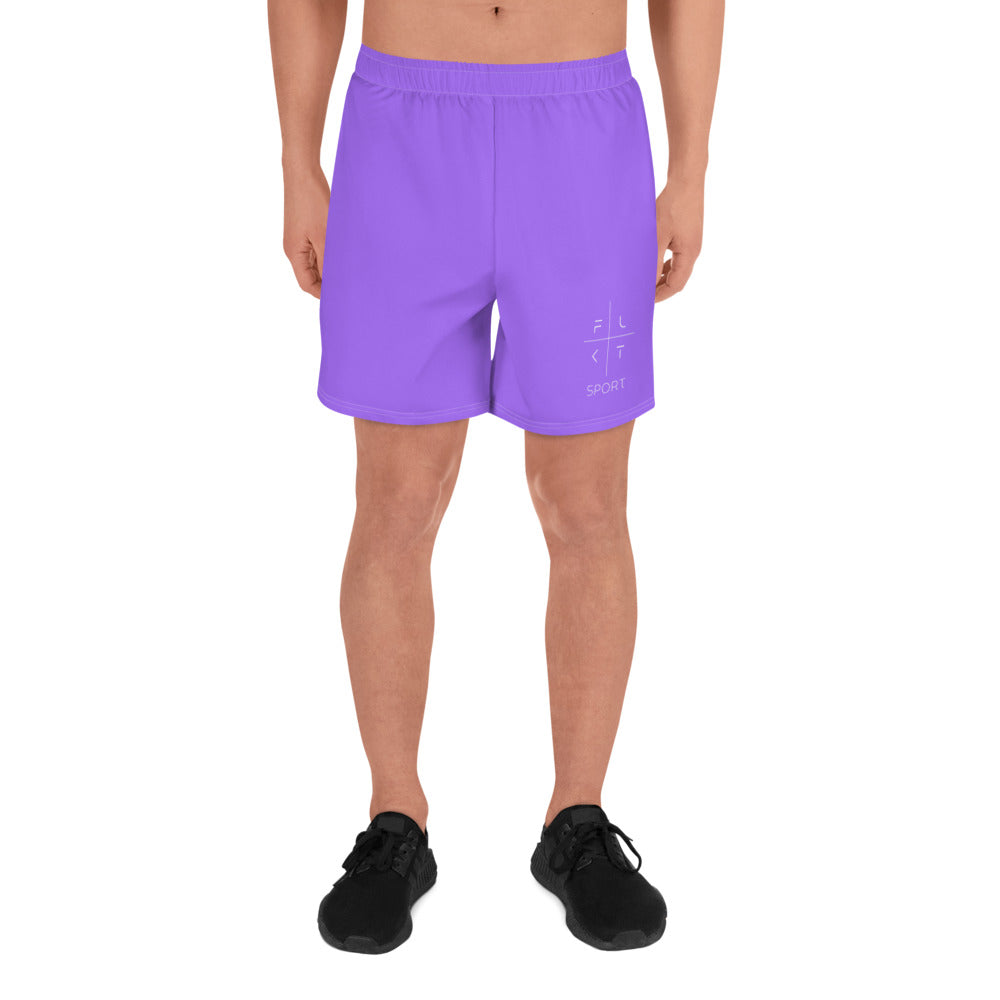 FLAKOUT Sport Mystic Lavender Men's Recycled Athletic Shorts - FLAKOUT