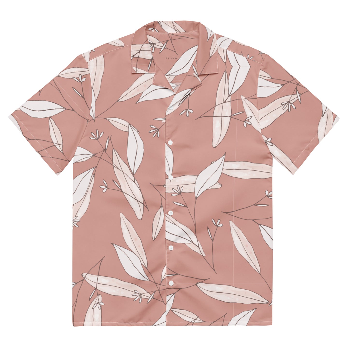 Feathered Finesse Button Shirt - FLAKOUT