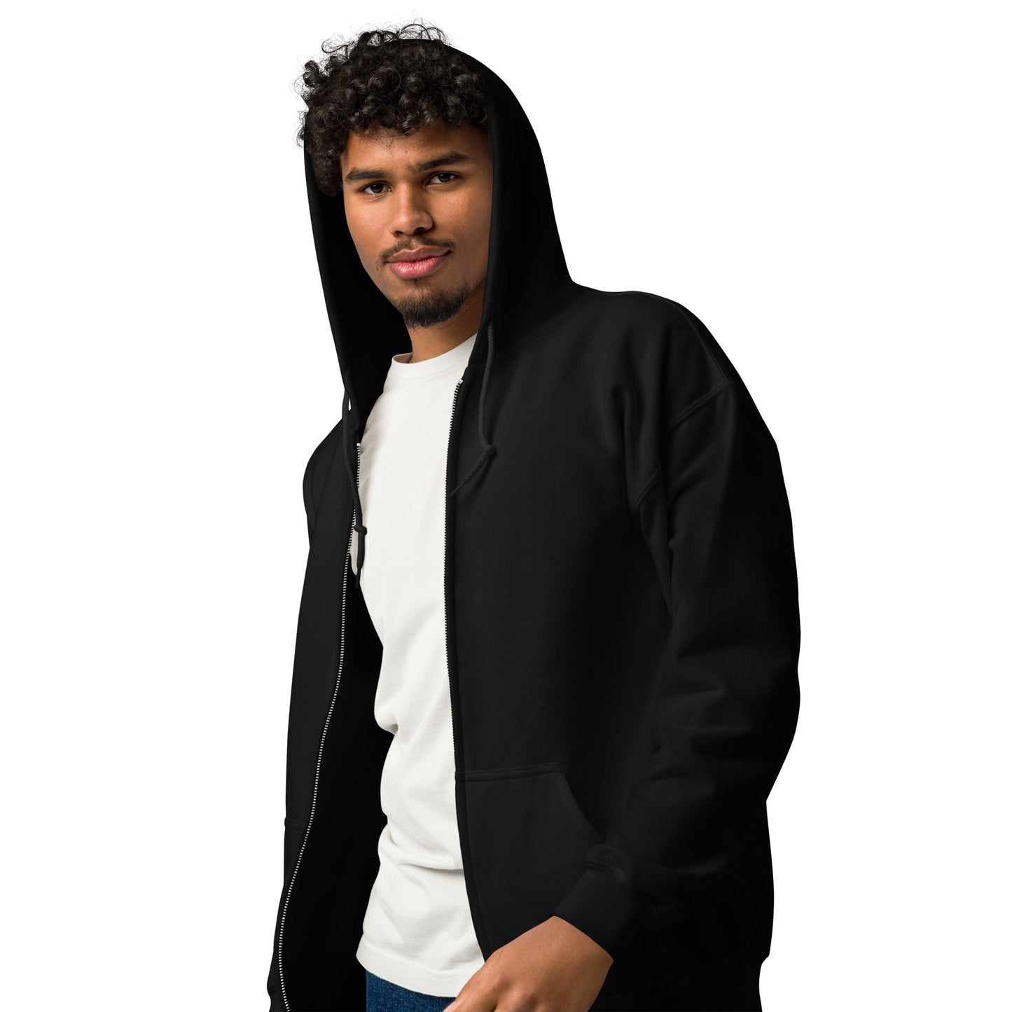 Echoes Of Dejavu Heavy Harmony Fusion Zip Hoodie - Black - FLAKOUT