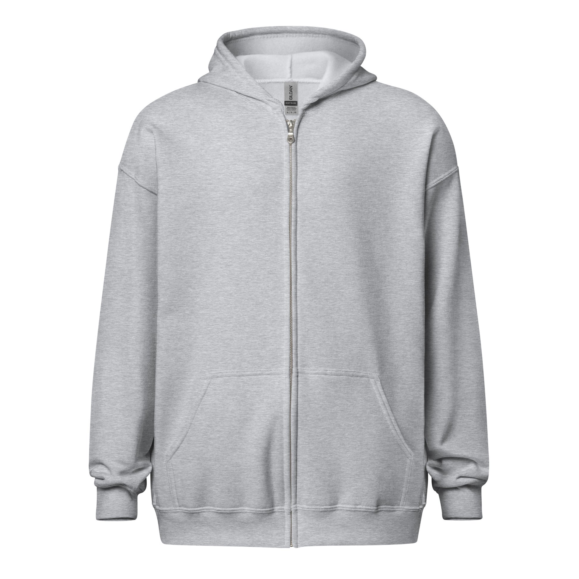 Sweet Talker Kiss Me Heavy Harmony Fusion Zip Hoodie - Sport Grey - FLAKOUT