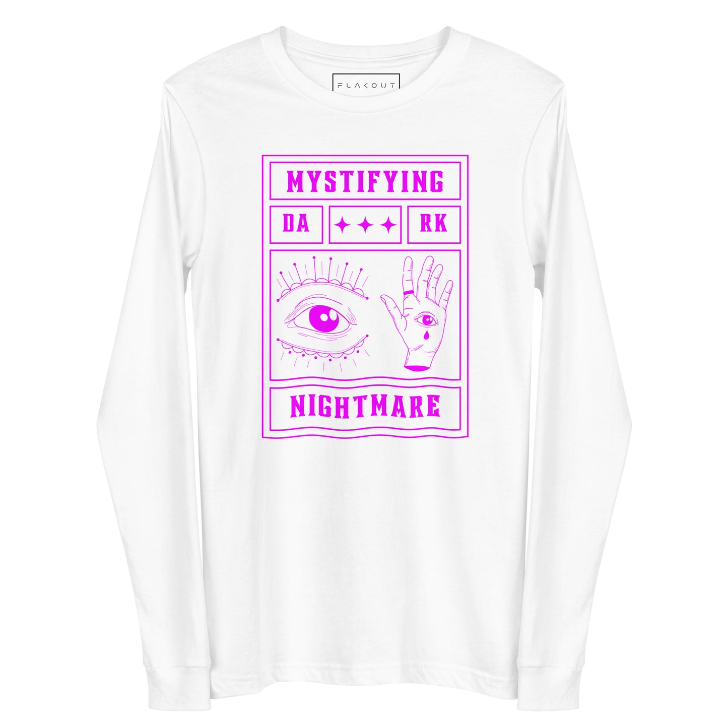 Mystifying Nightmare Shadowy Enigma Long Sleeve Tee - FLAKOUT