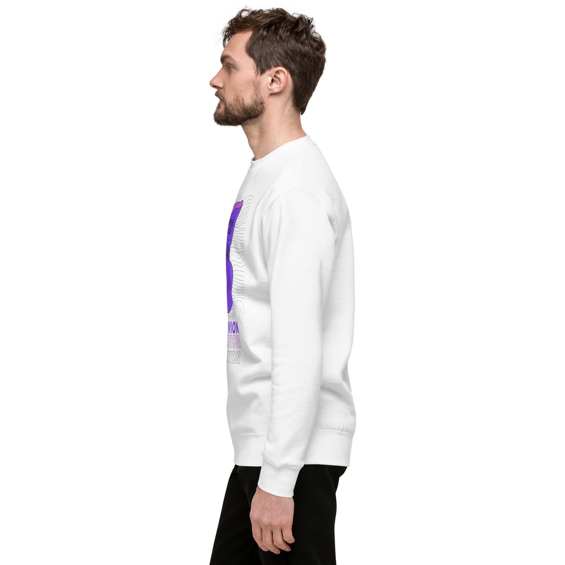 Violet Veil Of Oblivion Sweatshirt - FLAKOUT