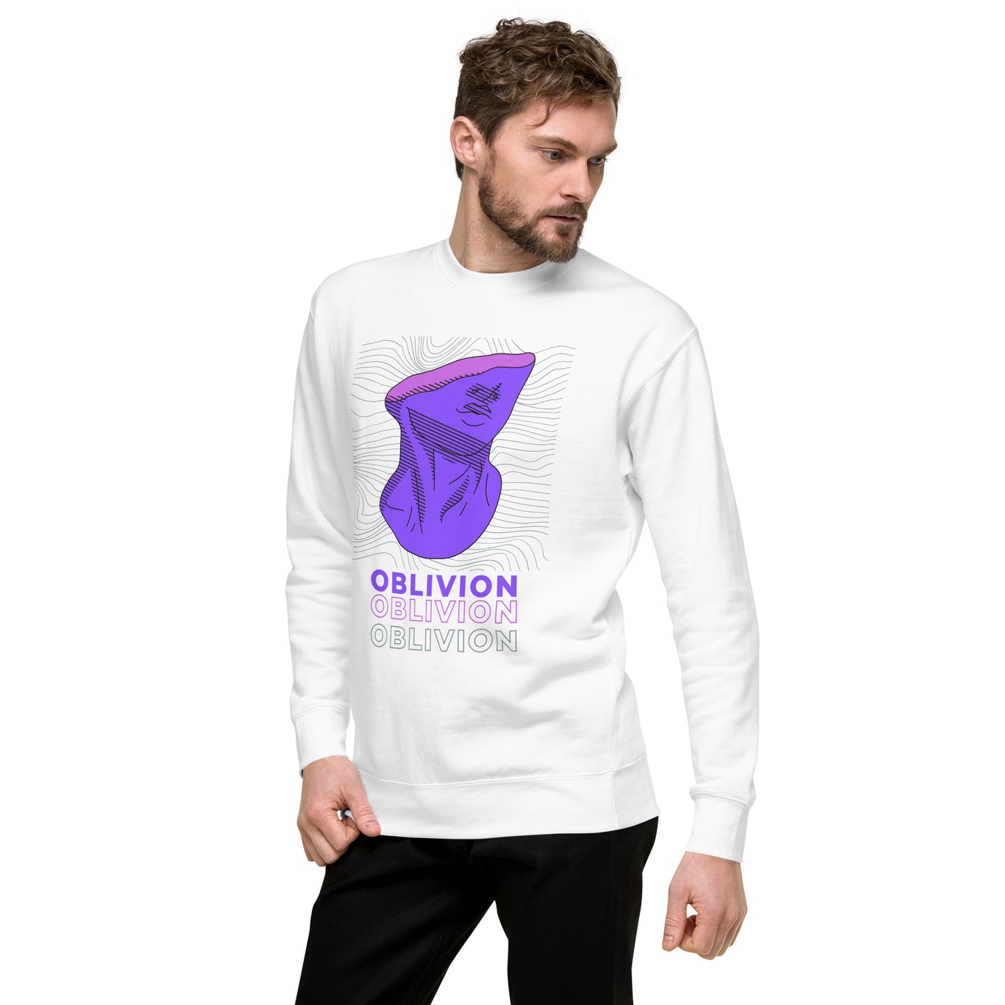 Violet Veil Of Oblivion Sweatshirt - FLAKOUT