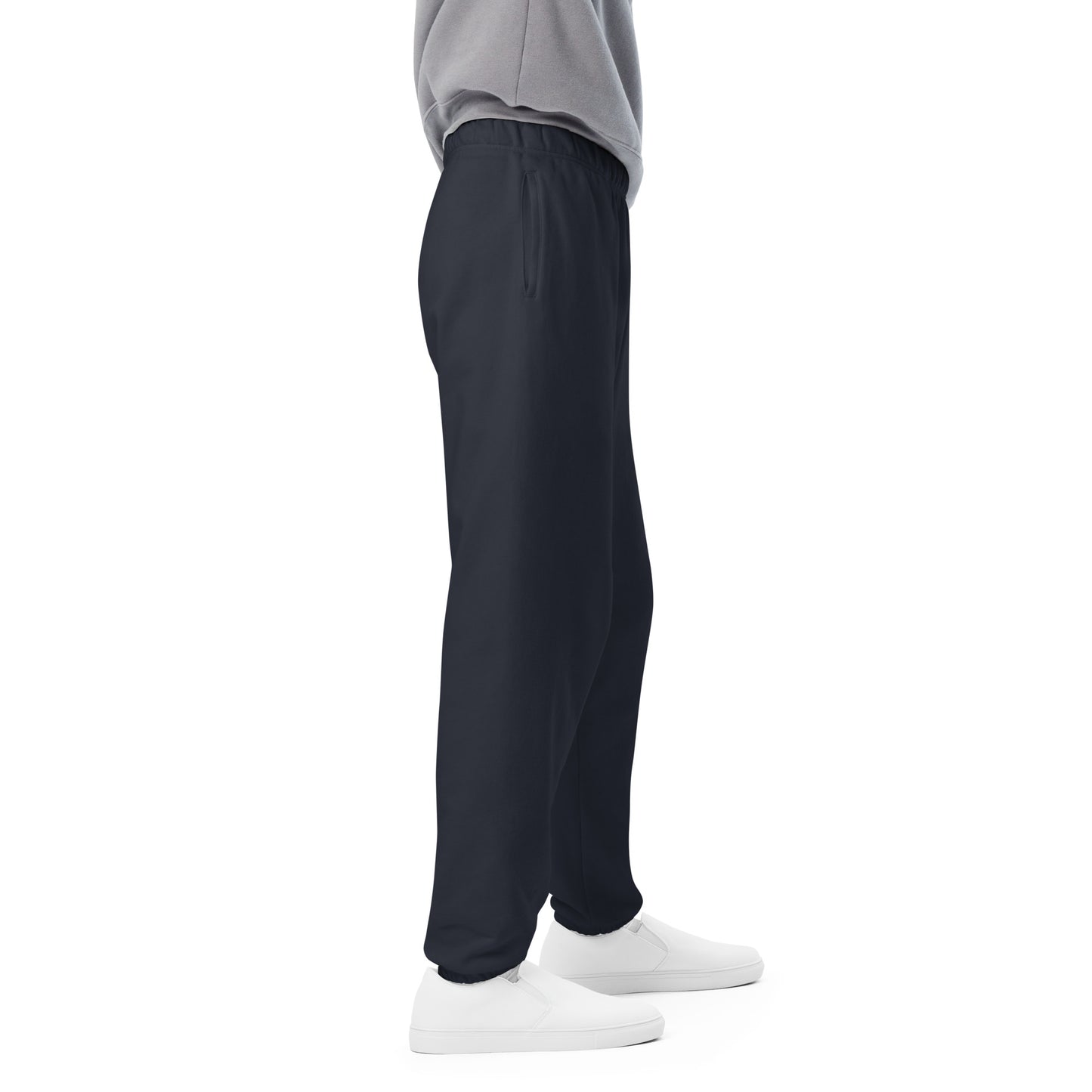 Plain Comfort Sweatpants Logo On Left Leg - FLAKOUT