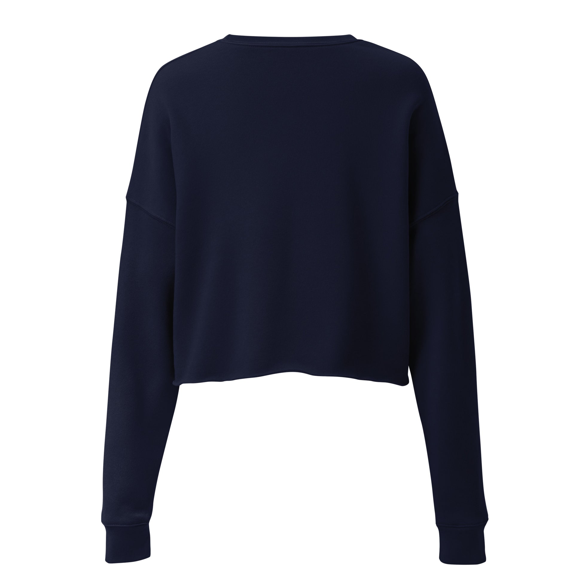 Gorgeous Opullent Allure Women's Crop Sweatshirt - Navy - FLAKOUT