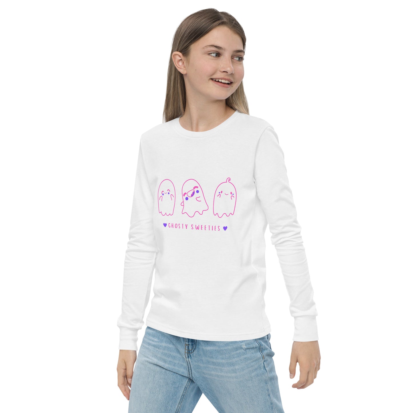 Ghosty Sweeties Girl's Long Sleeve Tee - FLAKOUT