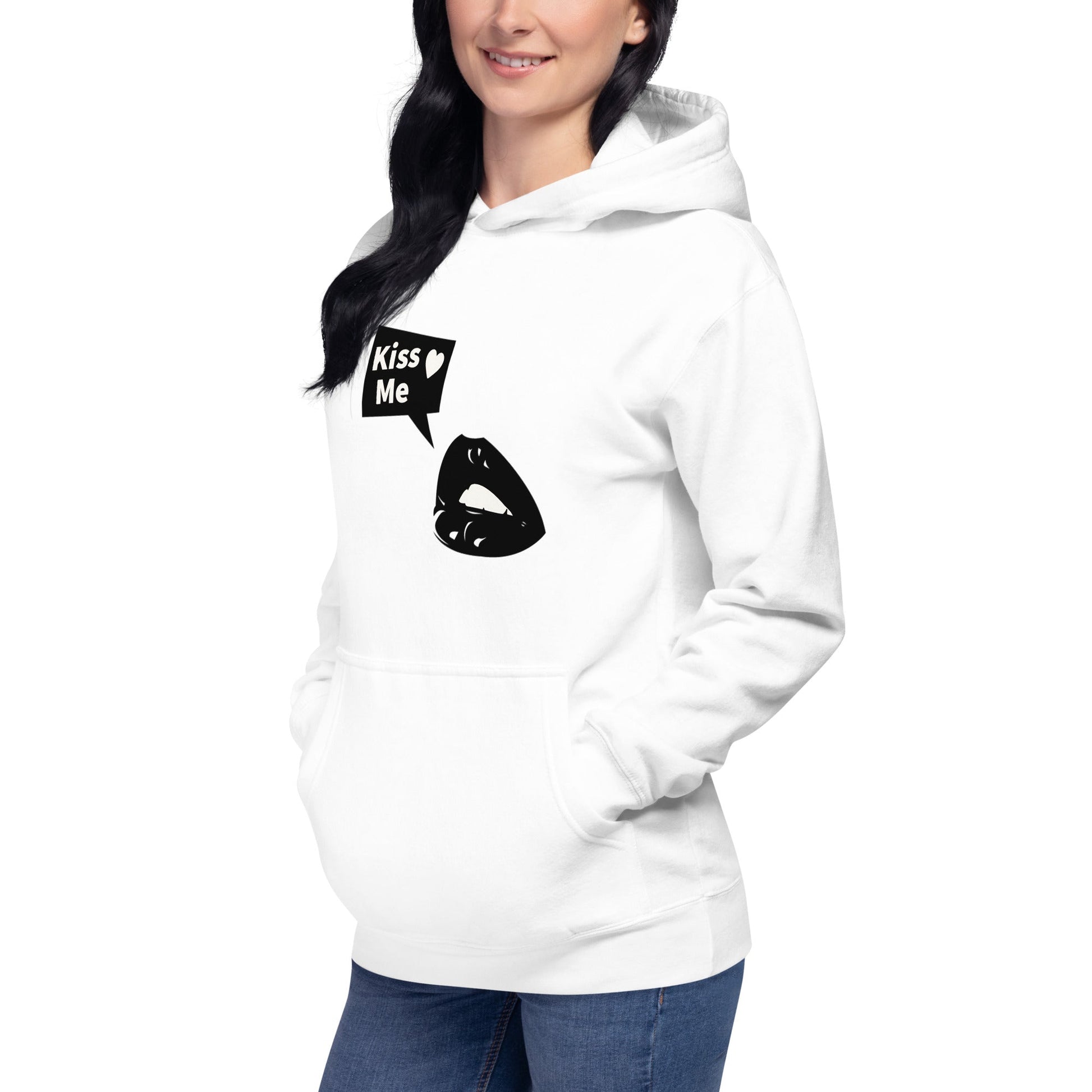 Sweet Talker Kiss Me Women's Hoodie - FLAKOUT